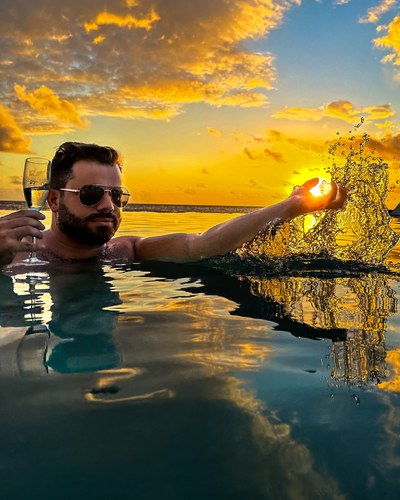 Reflexo em água: o ordinário tornado poético com celular