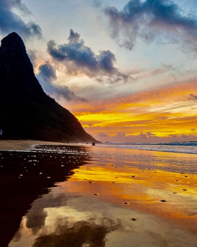 Reflexo em água tirado com celular