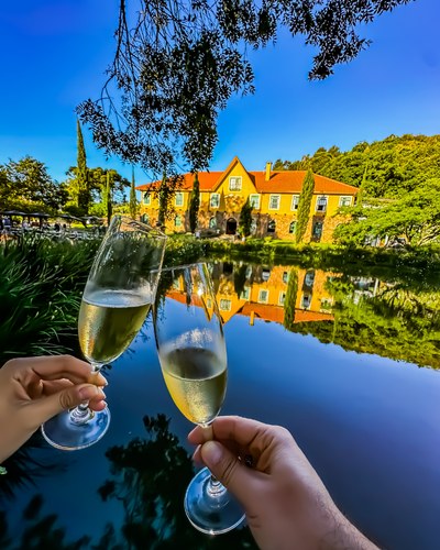 Reflexo em água tirado com celular